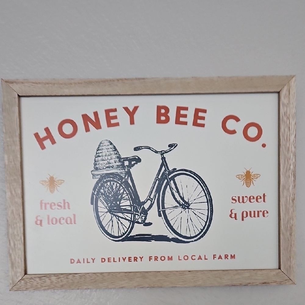 Honey Bee Wall Decor 3 Piece